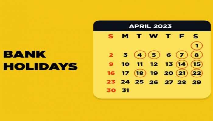 Bank Holidays In April 2023: Banks In India Will Remain Closed For Up To 15 Days - Check Dates And City-Wise List