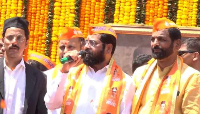 CM Eknath Shinde Leads &#039;Savarkar Gaurav Yatra&#039; In Maharashtra&#039;s Thane