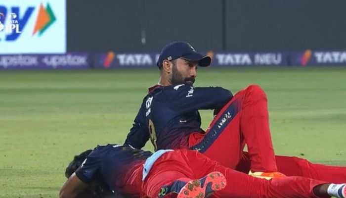 Watch: Mohammed Siraj, Dinesh Karthik Drop Rohit Sharma's Catch, RCB Pacer Gets Injured - Watch