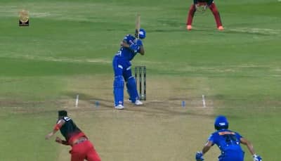 MS Dhoni Style: MI's Tilak Verma Hits Last Ball Six vs RCB With A Helicopter Shot, Video Goes Viral - Watch