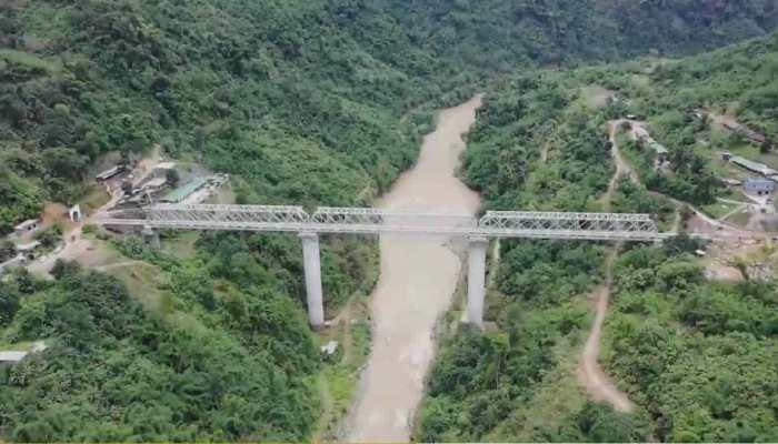 World's Tallest Pier Railway Bridge On Jiribam-Imphal Project In ...