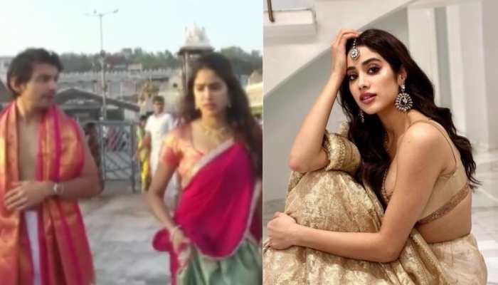 Janhvi Kapoor Seeks Blessings At Tirupati Balaji Temple With Rumoured Boyfriend Shikhar Pahariya- Watch 