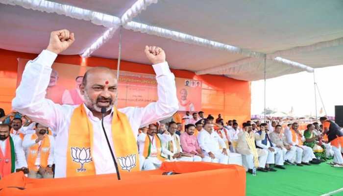 Telangana BJP Chief Slams BRS For Shielding MLAs Accused Of Sexual Abuse Telangana BJP Chief Slams BRS For Shielding MLAs Accused Of Sexual Abuse