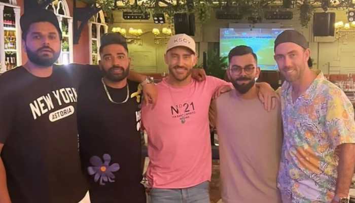 IPL 2023: Virat Kohli Treats Faf du Plessis And RCB Teammates At Own Restaurant, See PIC