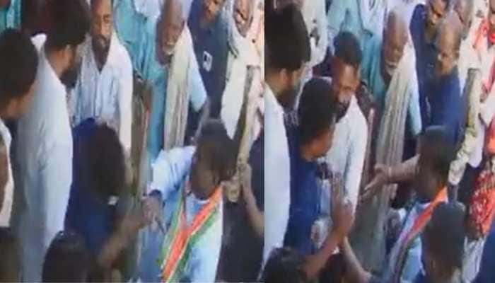 Congress MLA Assaults 2 Cooperative Bank Employees In Chhattisgarh; Video Surfaces