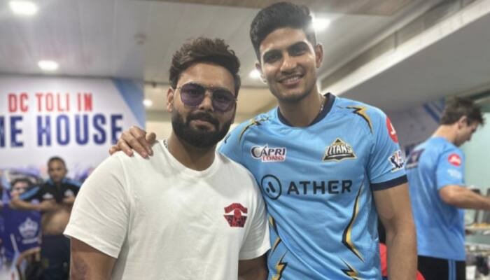 Rishabh Pant Enters Gujarat Titans Dressing Room To Meet Shubman Gill; See Pic