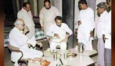 On BJP’s 44th Foundation Day, Old Picture Of LK Advani, PM Modi, Amit Shah Goes Viral