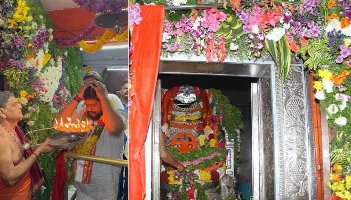 Adipurush Director Om Raut Visits Karmanghat Hanuman Temple On Bajrang Bali&#039;s Jayanti 