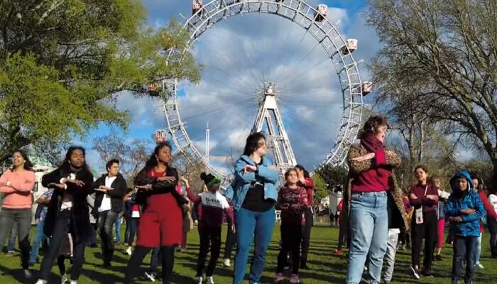 Naatu Naatu Fever: Indian Community In Vienna Showcase Flash Mob Of Oscar-Winning Song