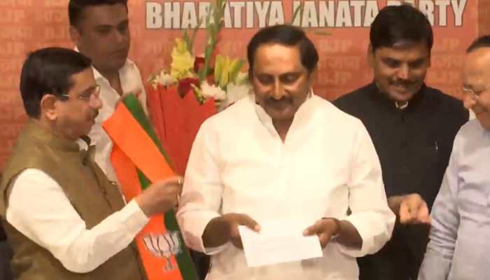 Another Setback For Congress, Ex-Andhra Pradesh CM Kiran Reddy Joins BJP