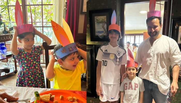 Kareena Kapoor Shares Glimpses Of Her 'Easter Bunnies' Taimur And Jeh- See Pics