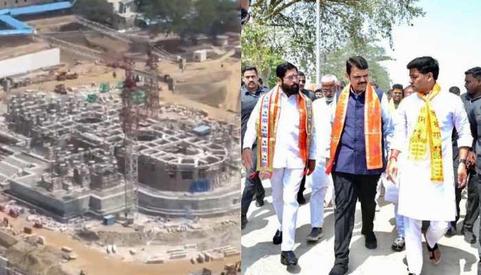 Maharashtra Deputy CM Devendra Fadnavis Gives A Glimpse Of Ram Temple Construction In Ayodhya - Watch
