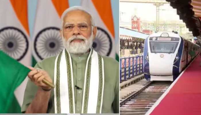 PM Narendra Modi Flags Off Delhi-Jaipur-Ajmer Vande Bharat Express: See Pics