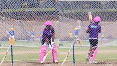 Ahead Of CSK vs RR Clash, MS Dhoni And Sanju Samson Bat Alongside In Nets; Watch Viral Video