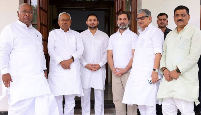 BJP Takes A Dig At Opposition After Nitish, Tejashwi Meet Kharge, Rahul
