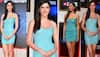 Shanaya Kapoor's Stuns In Ice-Blue Glittery Short Bodycon Dress, Netizens Floored By Her 'Prettiness' - Watch