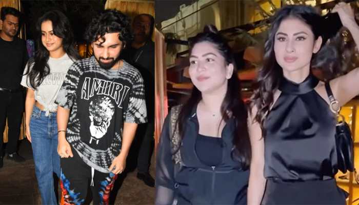 Ajay Devgn-Kajol&#039;s Daughter Nysa Devgan Spotted With Mouni Roy, Orry At Bandra Restaurant