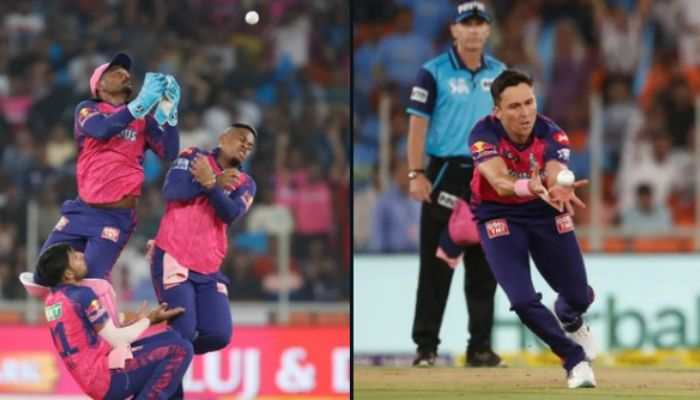 &#039;Dropped... Taken&#039;: Twitter Erupts With Laughter Over Trent Boult&#039;s Catch At GT vs RR Clash - Watch