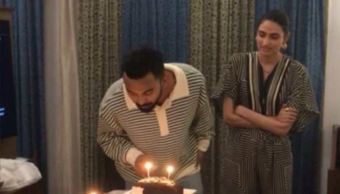 KL Rahul Celebrates First Birthday With Wife Athiya Shetty In A Low-Key Midnight Bash
