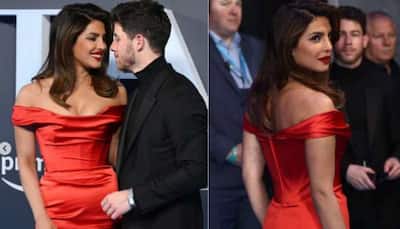 Priyanka Chopra Sizzles In Red Off-Shoulder Gown At ‘Citadel’ Premiere, Gets A Shoutout From Nick Jonas- Watch 