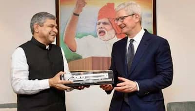 Apple CEO Tim Cook Gifted Vande Bharat Express Scale Model By Railway Minister