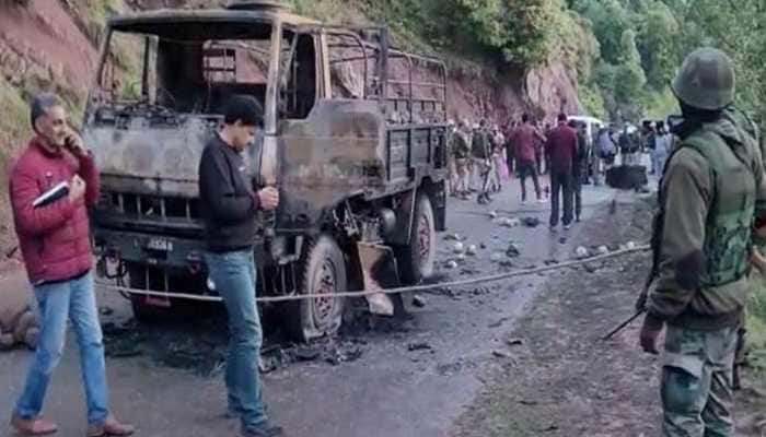  5 soldiers killed in terrorist attack on army vehicle in Poonch