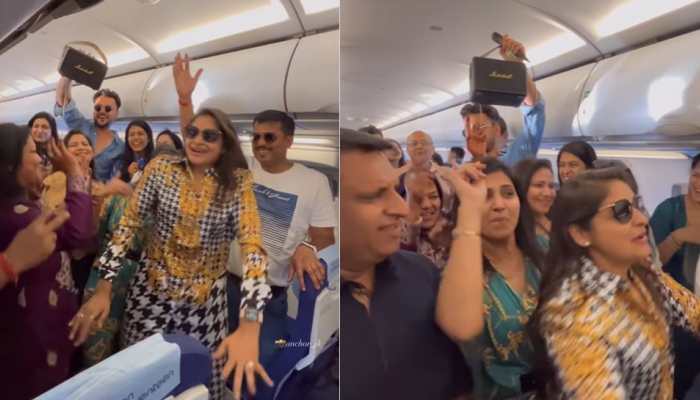 IndiGo Flyers Dance On Sapna Chaudhary&#039;s Song During Flight, Raises Safety Concerns: Watch Viral Video