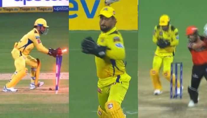 Watch: MS Dhoni&#039;s Lighting Fast Stumping, Catch And Run-Out In CSK vs SRH Game In IPL 2023