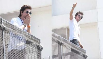 Shah Rukh Khan Greets An Ocean Of Fans Outside Mannat On Eid, But Not Without Little AbRam - Watch