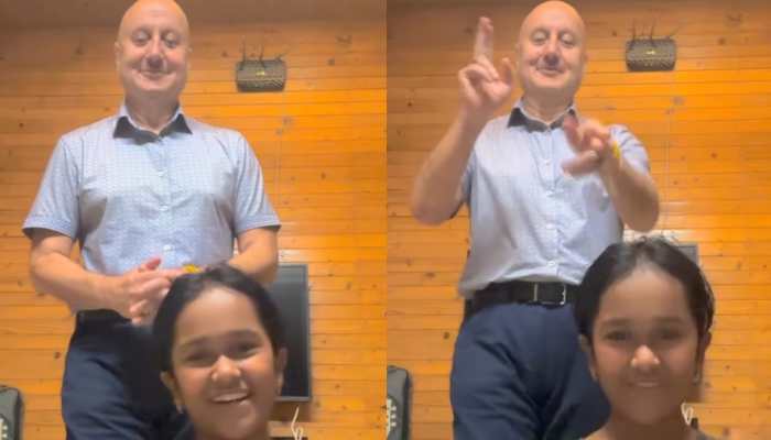 Anupam Kher Shakes A Leg With Late Actor Satish Kaushik&#039;s Daughter, Fans Are In Awe