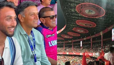 Team India Coach Rahul Dravid Surprises Fans With IPL 2023 Appearance At RCB vs RR Match