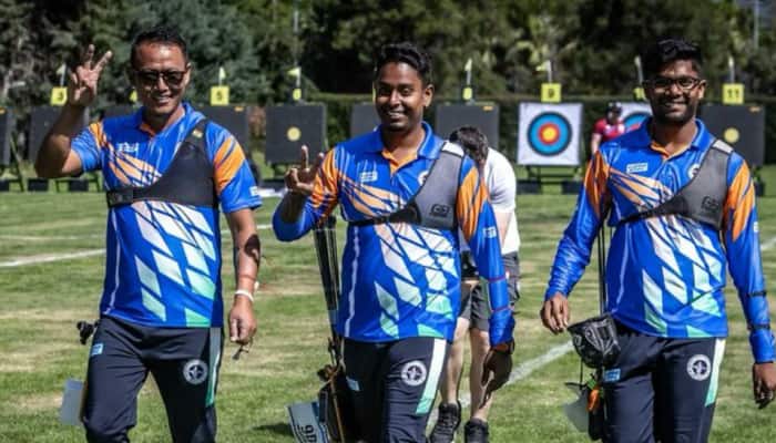 Archery World Cup: Indian Men&#039;s Recurve Team Bag Silver