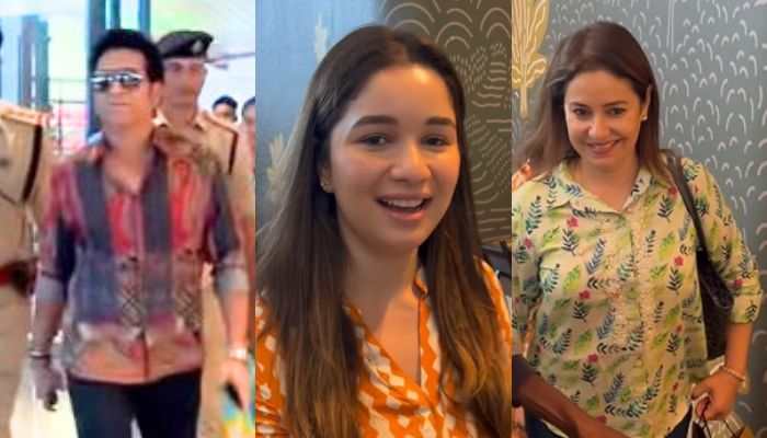 Sara Tendulkar Joins Sachin, Anjali As They Jet Off To Goa For Master Blaster's 50th Birthday Bash - Check video