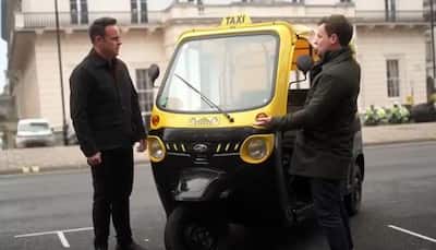 Watch: Britain's Got Talent Judges Ride Mahindra Electric Auto In London