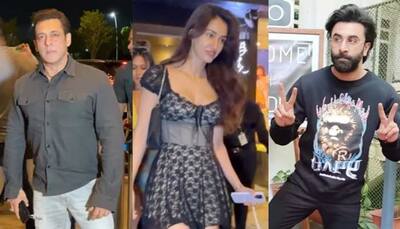 Celebs In Pics: SRK, Salman Khan, Disha Patani, Ranbir Kapoor Step Out In Black
