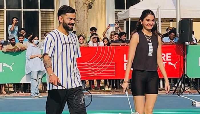 Watch: Virat Kohli-Anushka Sharma's Badminton Face-Off, Video Goes Viral