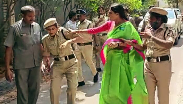 YS Sharmila Arrested For 'Assaulting' Cops In Hyderabad, She Says They 'Behaved Rudely'