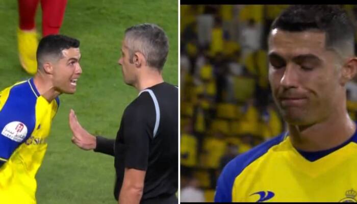 Watch: Cristiano Ronaldo&#039;s Furious Reaction After Al Nassr Get Knocked Out Of Kings Cup By Al Wehda