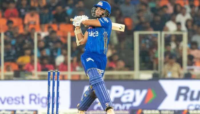 WATCH: Arjun Tendulkar Smashes First Six Of IPL Career, Social Media Reveals Parallels With Father Sachin Tendulkar