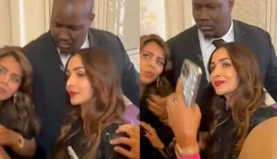 Malaika Arora Mobbed At Dubai Event For Pictures, 'Don't Push The Lady' Says Actress Amid Chaos - Watch