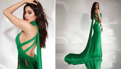 Janhvi Kapoor Brutally Trolled For Wearing Green Body-Hugging Slit Dress