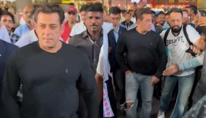 Salman Khan Gets Angry At Fan After He Tries To Shake Hands With The Actor