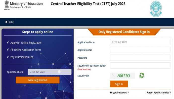 CBSE CTET 2023 July Session Application Begins On ctet.nic.in, Direct Link To Apply Here