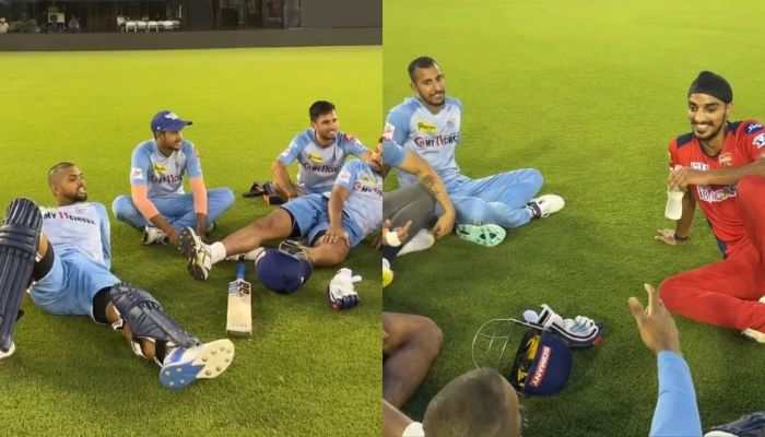 Watch: Pooran Wants 'Dal Makhni' From Arshdeep In Exchange For Not Hitting Him For Sixes, Hilarious Video Goes Viral Ahead Of PBKS vs LSG Game
