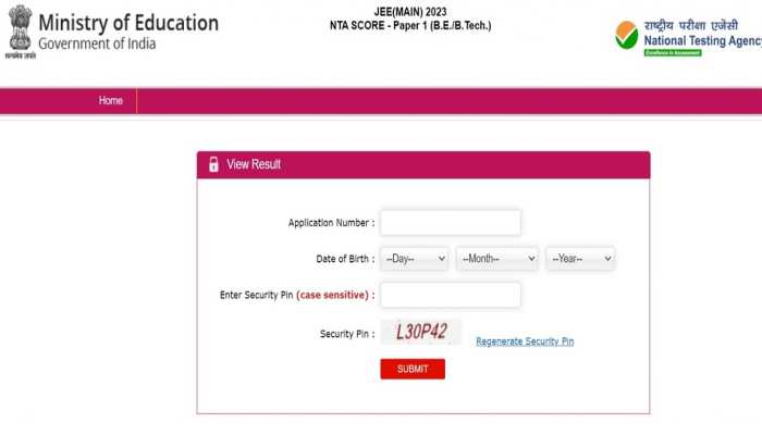 JEE Main Session 2 Result 2023 Declared On jeemain.nta.nic.in, Direct Link To Download Scorecards Here
