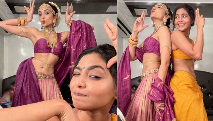 Sobhita Dhulipala Drops BTS Pics With Aishwarya Lekshmi From &#039;Ponniyin Selvan 2&#039; Last Day Shoot 