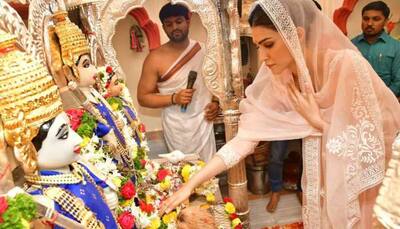 On Sita Navami 2023, Adipurush's Janaki aka Kriti Sanon Visits Lord Rama-Sita Temple In Tulsibaug