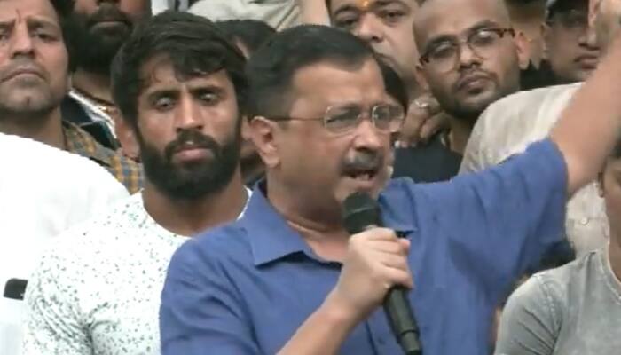 WFI Case: Arvind Kejriwal Meets Wrestlers, Appeals Countrymen To Join Protest