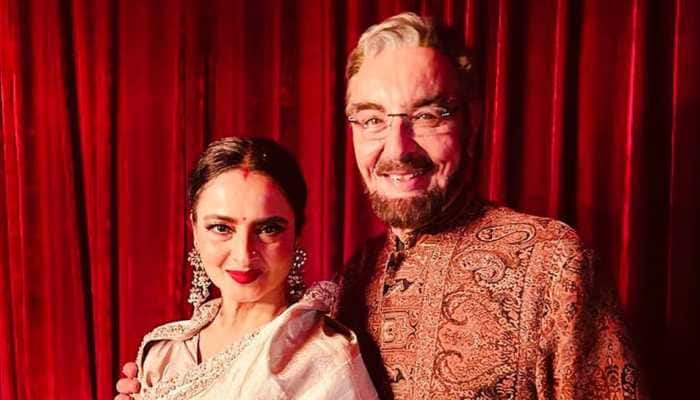 Rekha, Kabir Bedi Reunite At Filmfare Awards, Fans Recall &#039;Khoon Bhari Maang&#039;