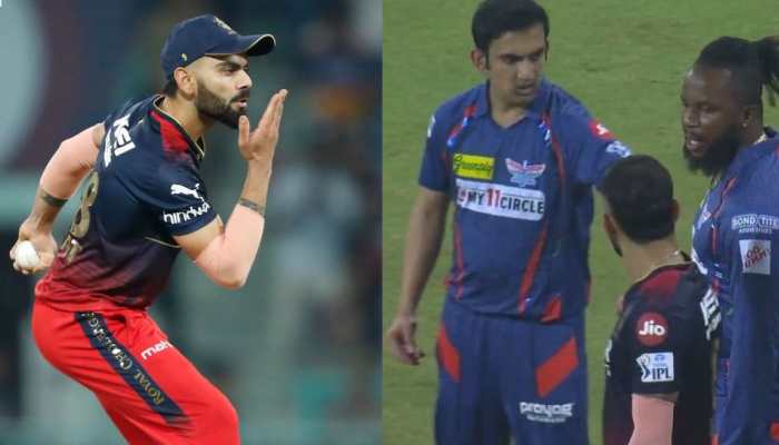 Virat Kohli (left) and Gautam Gambhir. (Source: Twitter)